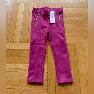 Janie and Jack Pink Faux Suede Leggings / Pants for Girls